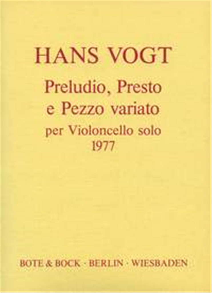 Preludio, Presto e Pezzo variato
